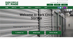 Desktop Screenshot of parkcirclestorage.com